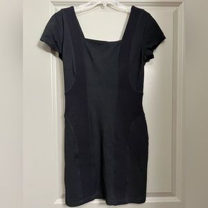 7 For All Mankind Black Bodycon Dress Size Medium